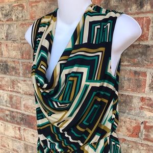 {Eliza J} Sz 6 Geometric Dress